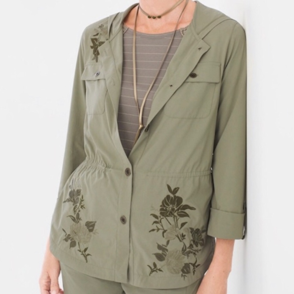 Chico's Zenergy Neema Utility Jacket Sz. 0 Petite